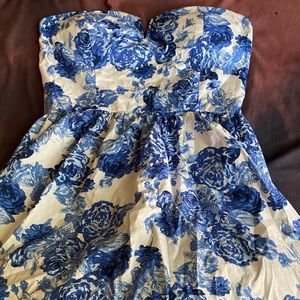 Mini Strapless Dress with